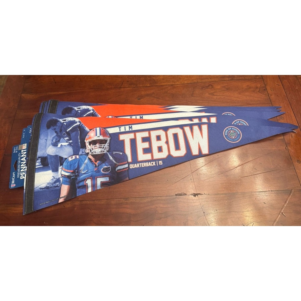 NWT Tim Tebow Florida Gators Ring of Honor Pennant
